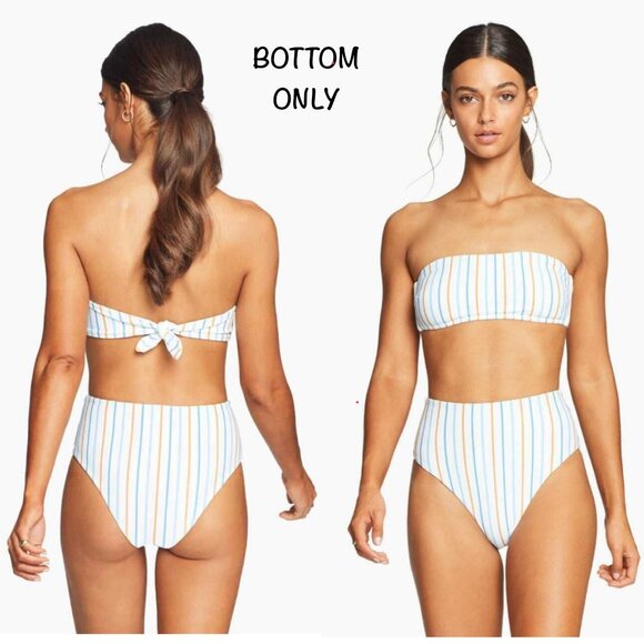 Vitamin A Swim BARCELONA High Waist Bikini Bottom